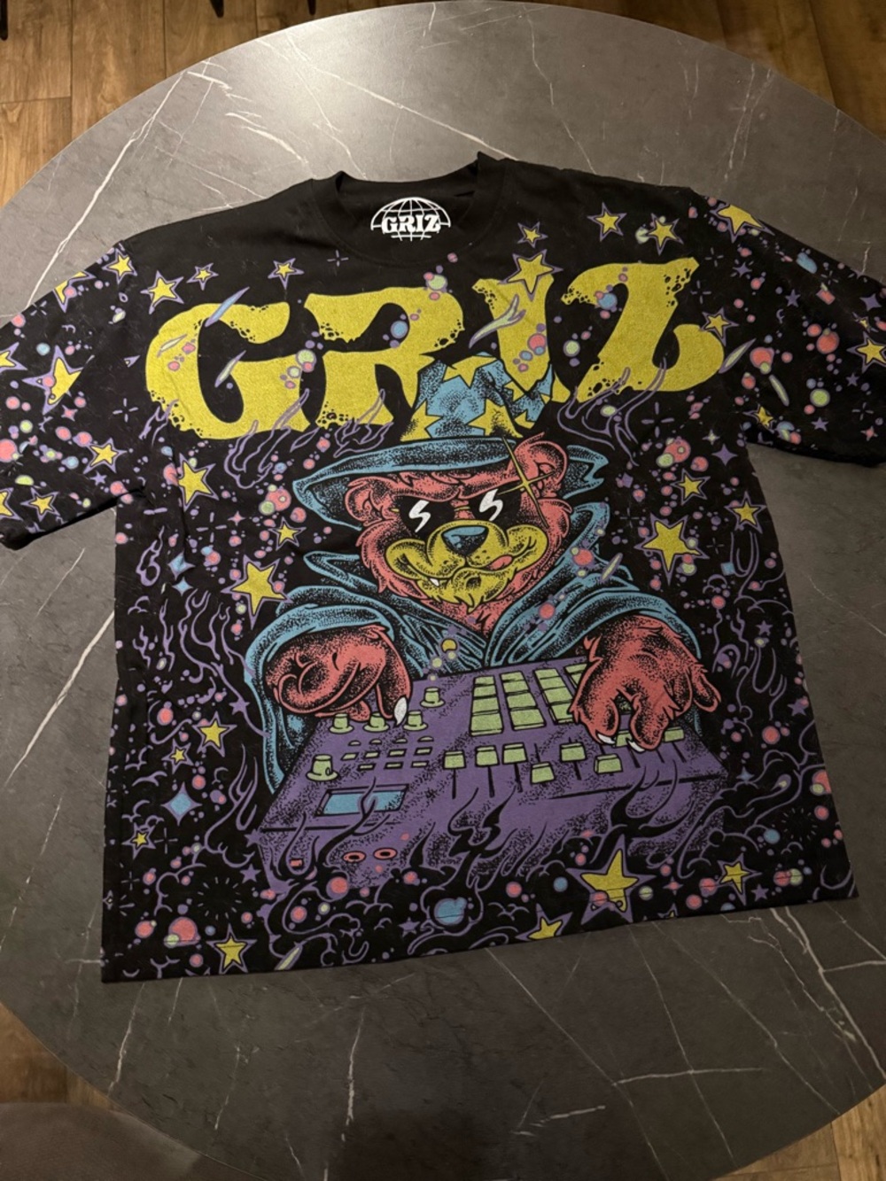 Griz Seven Stars bear wizard tee